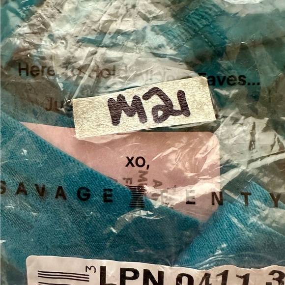 NWT, Savage X Fenty, Shadow Fit Boxer Briefs, Blue Green Lagoon, XL - Picture 4 of 4